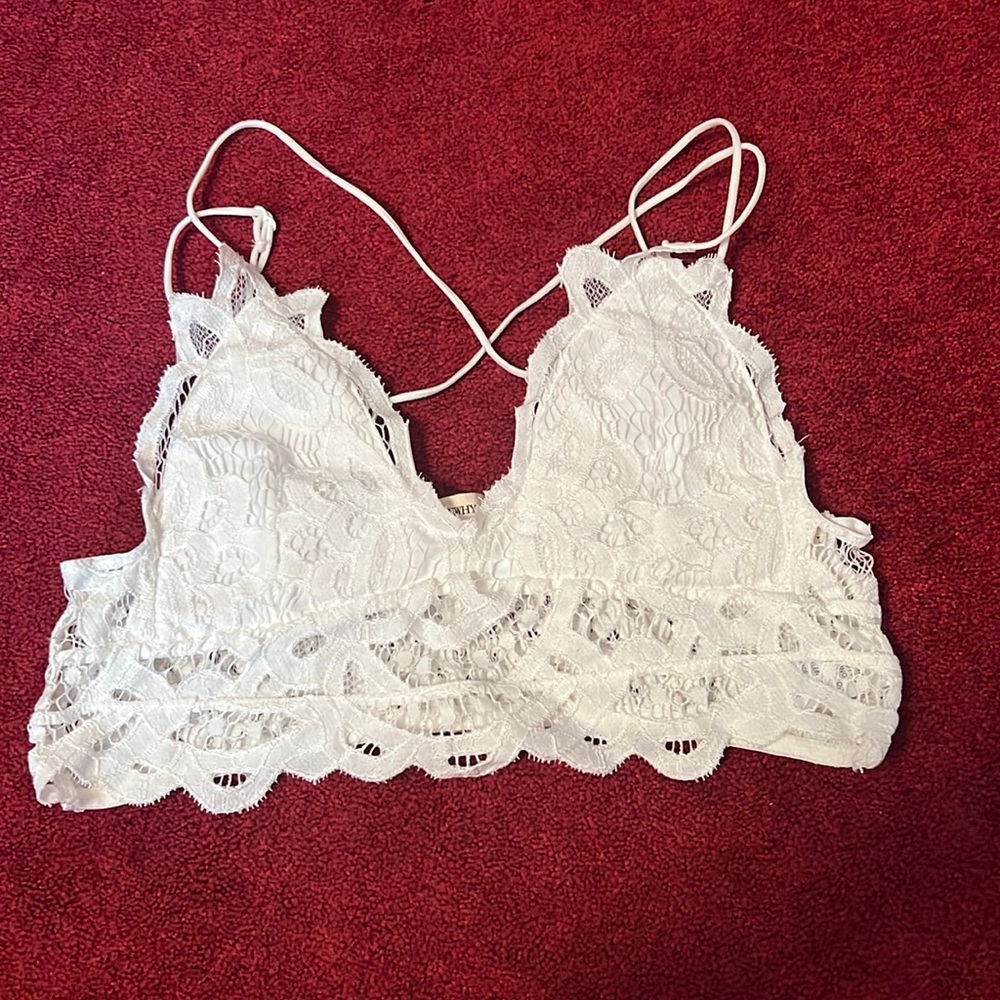 NWT Size Small White Bralette